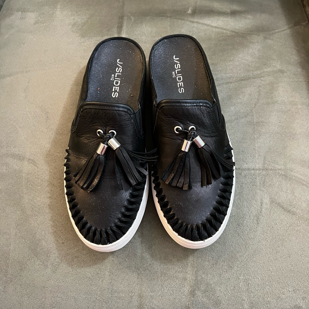 Adorable J Slides. Worn once.